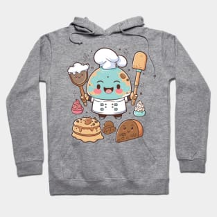 Channeling my inner kawaii baking pro today Hoodie